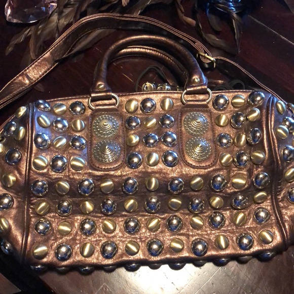 NWOT Fun Charming Charlie studded purse - Picture 6 of 7